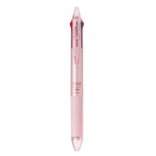 Japanese Pilot FriXion Erasable Tricolor Pen - Blush Pink