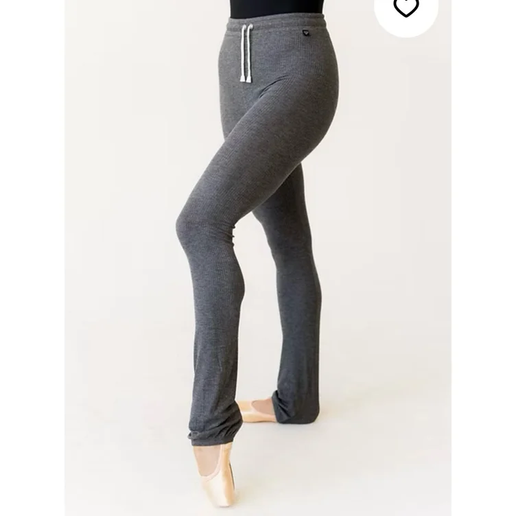 Warm-Up Tight: Charcoal Heather Rib