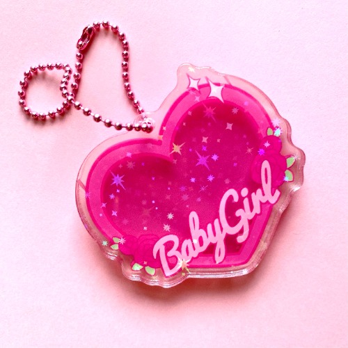 Babygirl Photoframe Acrylic Keychain | On hand