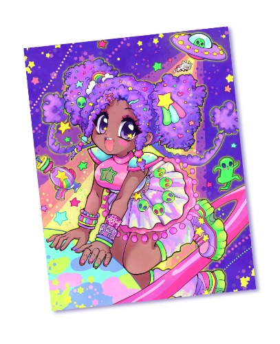 "Beam up!!" Galaxy Girl Paida Print