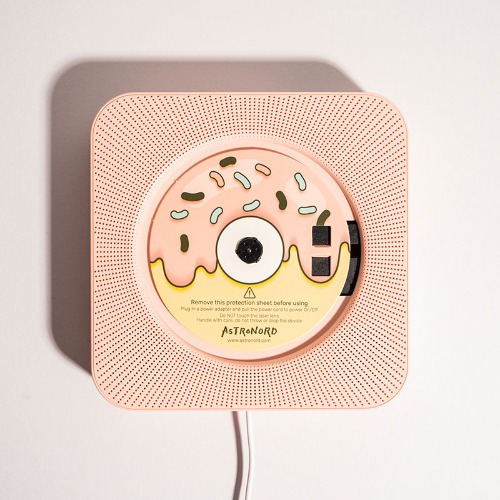 ASTRONORD™ CD Player | US Plug / Pastel Pink