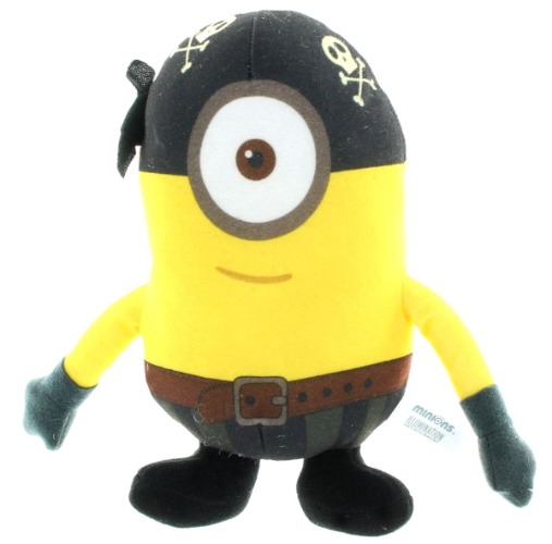 Minions Movie Despicable Me 6.5" Plush Pirate
