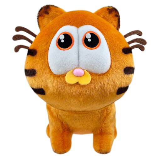 2024 New Cute Yellow Cat Plush Toy 8 inch Fat Orange Cat Plush Doll Soft Stuffed Animal Pillow Family Kids Bedroom Decoration, Birthday Christmas Stocking Stuffer Boys Girls Choice - D