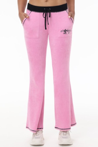 Sweetheart Cotton Velour Track Pants | Fanciful / M