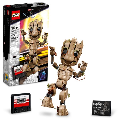 LEGO Marvel I am Groot 76217 Building Toy Set for Kids, Boys, and Girls Ages 10+ (476 Pieces)