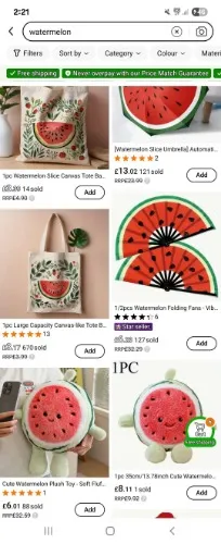 TEMU watermelon haul