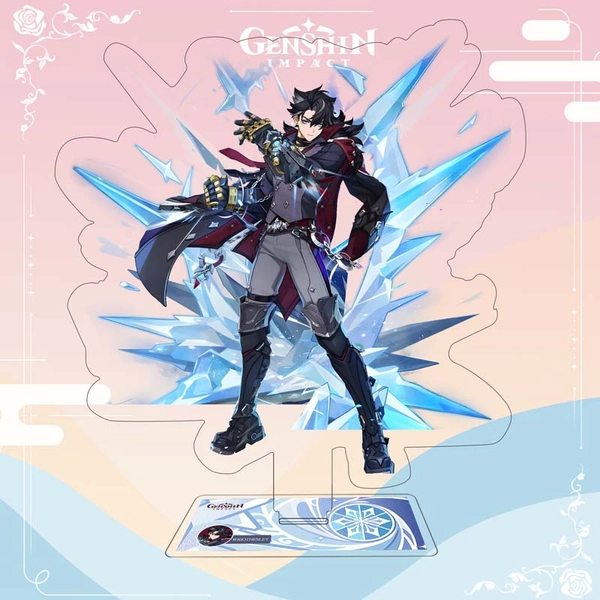 6in Genshin Impact Acrylic Stand Genshin Teyvat Traveler Gifts - Wriothesley
