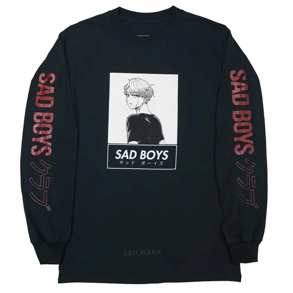 Sad Boys L/S Stay With Me Tee - large