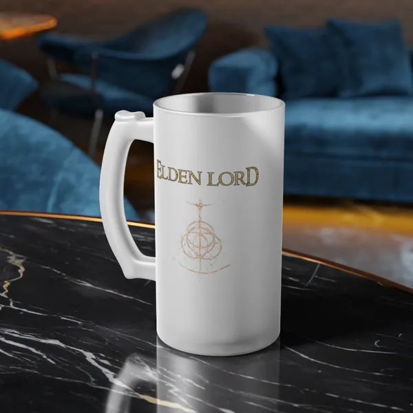 Elden Lord - Frosted Glass Beer Mug