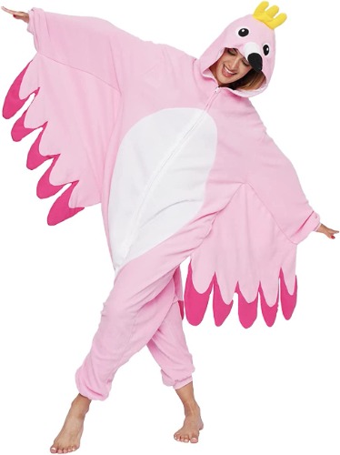 Adult Bird Onesie Pajamas Animal Cosplay Costume Sleepwear Homewear Halloween Christmas Loungewear for Women Men - Animal Onesie Pajamas Large