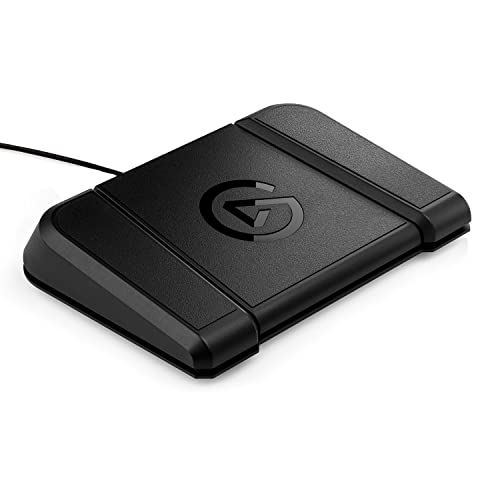 Elgato Stream Deck Pedal – Hands-Free Studio Controller, 3 Macro footswitches, Trigger Actions in apps and Software Like OBS, Twitch, YouTube and More, Works with Mac and PC, Black, 10GBF9901 - Controller