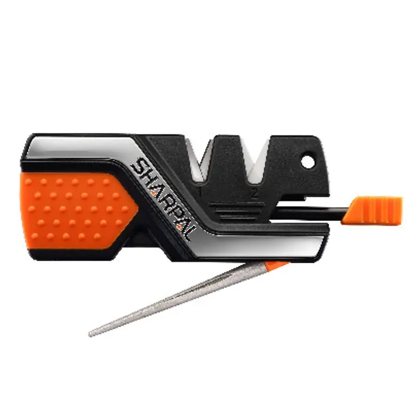 SHARPAL 101N 6-in-1 Pocket Knife Sharpener Survival Tool, with Fire Starter, Whistle Diamond Sharpening Rod, Quickly Repair, Restore and Hone Straight and Serrated Blade