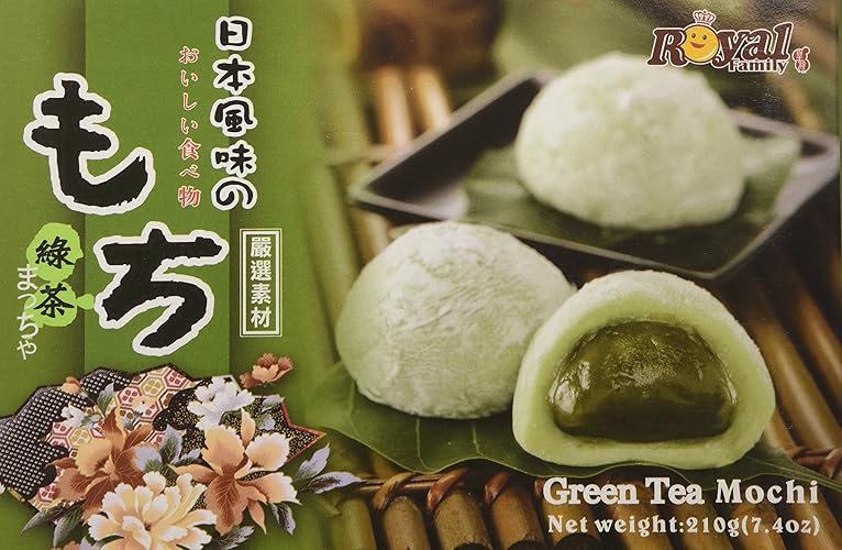 1 X Royal Family Japanese Green Tea Mochi - 7.4 Oz / 210g