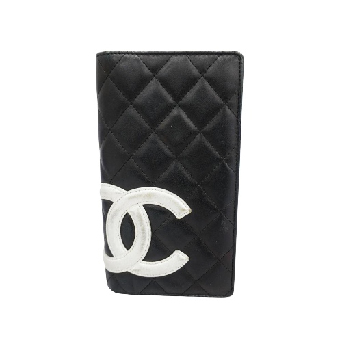 Chanel Cambon  Leather Wallet  (Pre-Owned) | black