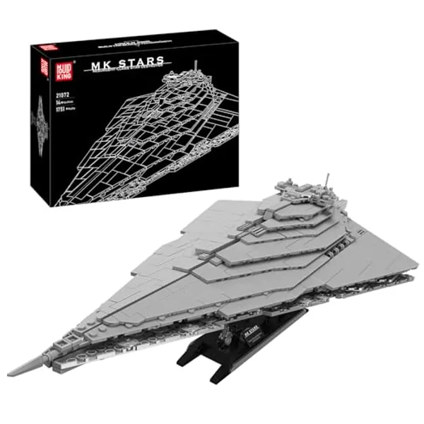 Mould King 21072 MOC Sternenzerstörer Modell, Executor-Class Star Executor Dreadnought Klemmbausteine Bauset, Kompatibel mit Technik Star Destroyer - Star Destroyer