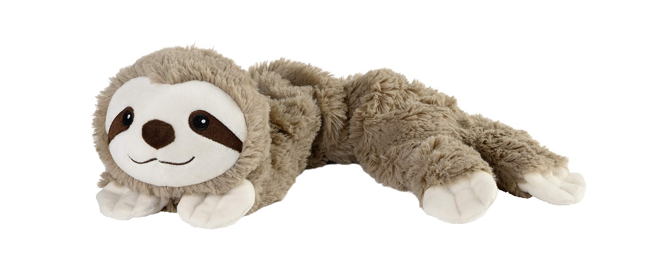 Warmies® Wärmekissen/Schal"Faultier" Hirse Lavendelfüllung 50cm 700g