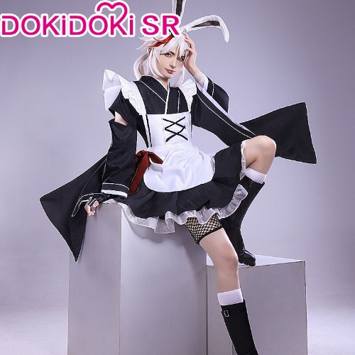 【Ready For Ship】DokiDoki-SR Game Genshin Impact Kazuha Doujin Cosplay Costume Maid Uniform Cute | Costume / XL
