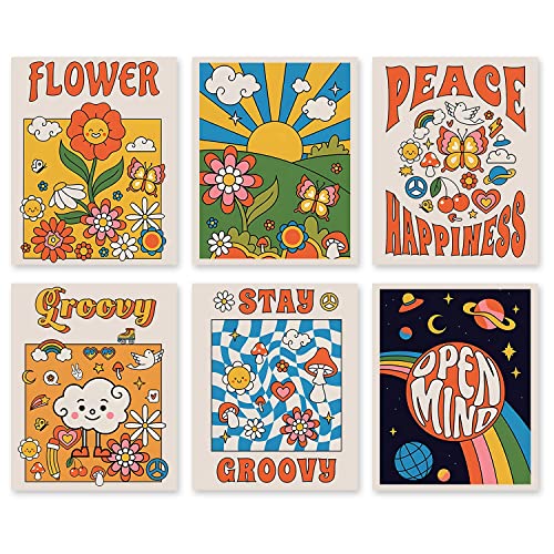 Retro Flower Posters