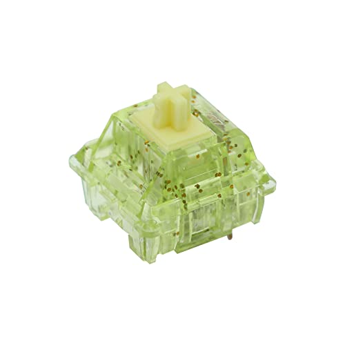 EPOMAKER Ajazz Diced Fruit Kiwi Switch, Tactile Switch, 45+1 Pieces for Mechanical Keyboard Replacement (Ajazz Kiwi Switch) - Ajazz Kiwi Switch