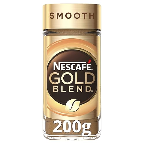 NESCAFÉ Gold Blend Smooth Instant Coffee, 200g - Gold Smooth 200 g - 200 g (Pack of 1)