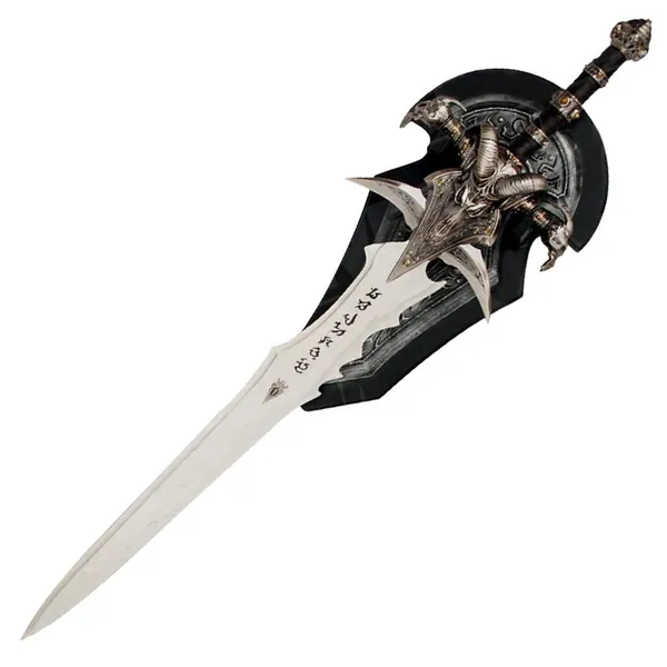 MedievalDepot Cosplay Prop: Wow Frostmourne Lich King Arthas Metal Sword Replica with Plaque -