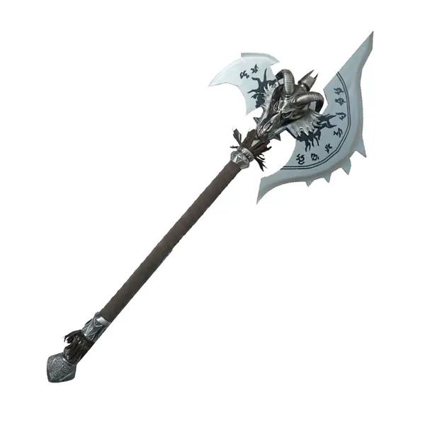 Sword Valley Cosplay Anime Game Wrath of The Lich King Shadowmourne, Legendary Two-Handed Orange Axe, Shadow's Edge -