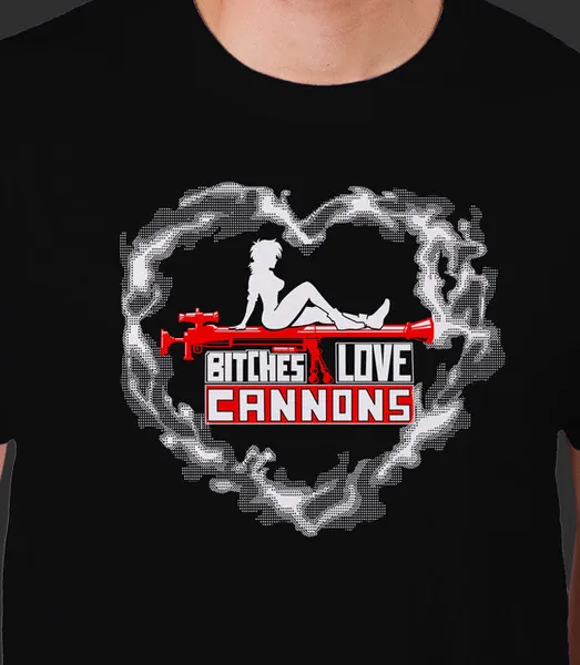 Bitches Love Cannons | Mens Unisex X-Large