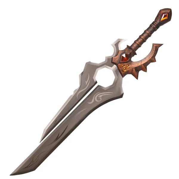 Sword fort Shalamayne Sword,Handmade Katana Anime Cosplay Sword, Stainless Steel,Hand Forged, Varian Wrynn'sSword -