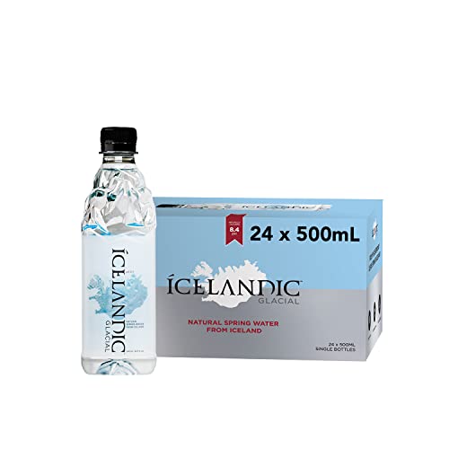Icelandic Glacial Natural Spring Alkaline Water, 16.9 Fl Oz (Pack of 24) - 16.9 Fl Oz (Pack of 24)