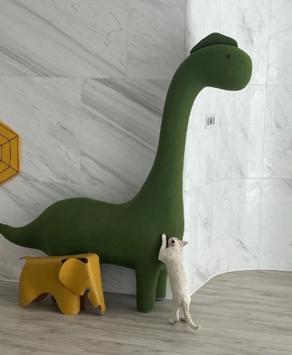 2 Meters Giant Dinosaur Pet Friendly Furniture | Green