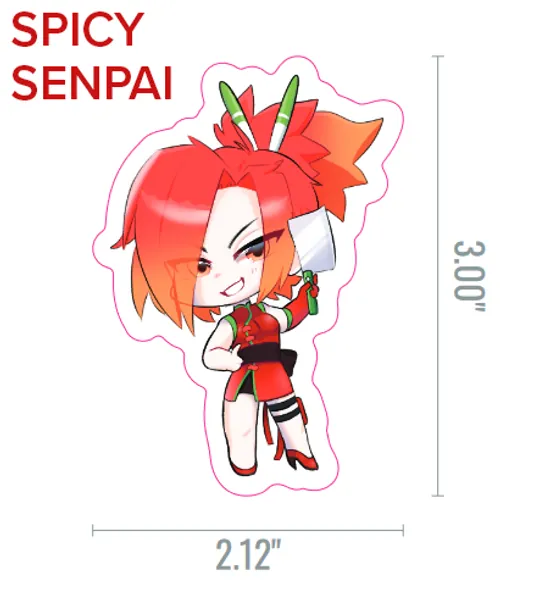 Vite Gijinka Stickers - All 5