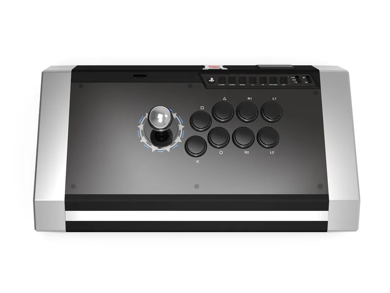 Qanba Obsidian Joystick for PlayStation 4 and PlayStation 3 and PC (Fighting Stick) Officially Licensed Sony Product - 