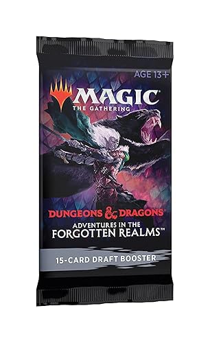 Magic: The Gathering Draft Booster Pack Lot MTG Adventures in The Forgotten Realms Individual Pack