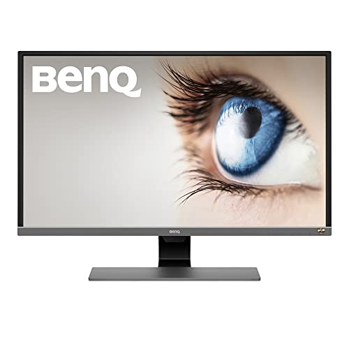 BenQ EW3270U Premium Monitor 32" 4K UHD | HDRi | DCI-P3 | Eye-Care Tech | Adaptive Brightness | Tilt Screen | Built-In Speakers | Eye Reminder | DisplayPort | HDMI | USB-C,Black - 32" 4K VA | 2 x 2W Speakers