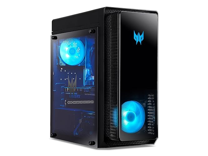 Acer Predator Orion 3000 PO3-650 Gaming PC - (Intel Core i5-13400F, 16GB, 1TB SSD, NVIDIA GeForce RTX 4060, Windows 11, Black) - i5-13400F, RTX 4060