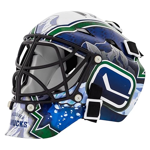 Franklin Sports NHL League Logo Mini Goalie Mask - Vancouver Canucks