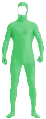 Green Lycra Spandex Bodysuit 