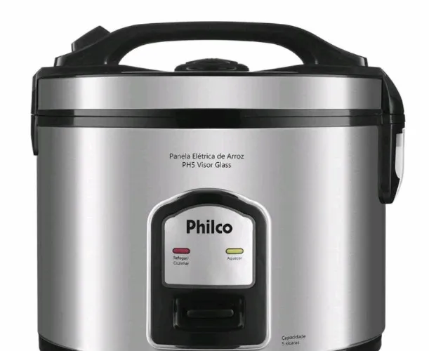 Rice Cooker Philco PH5P Visor Glass Inox