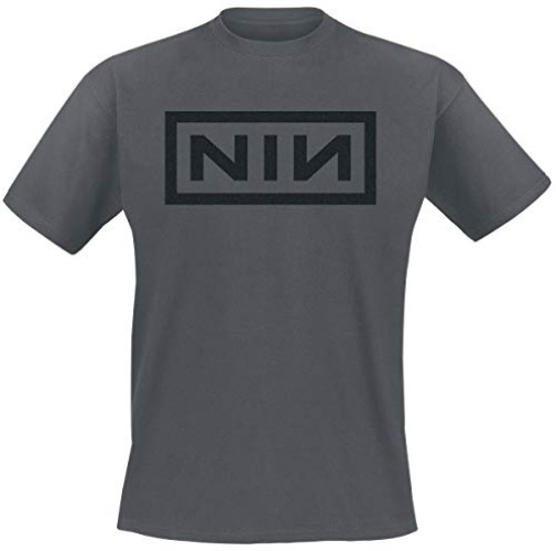 Nine Inch Nails Classic Logo T-Shirt Charcoal - M