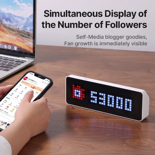 Ulanzi TC001 Smart Pixel Social media display