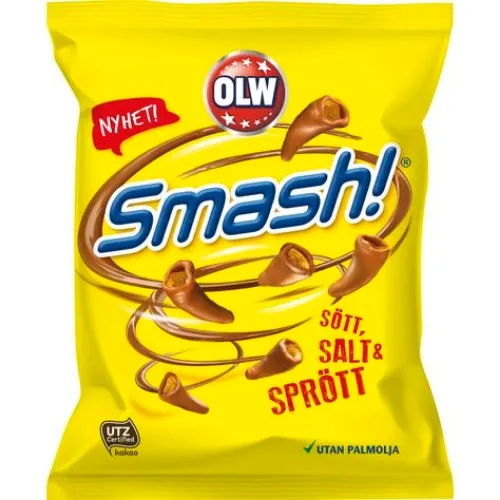 Kjøp OLW Smash 100g hos Coopers Candy - Godteri på nettet