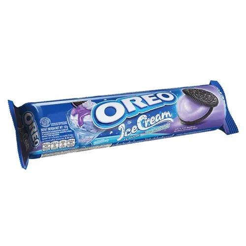 Kjøp Oreo Ice Creme Blueberry Rulle 119.6g hos Coopers Candy - Godteri på nettet