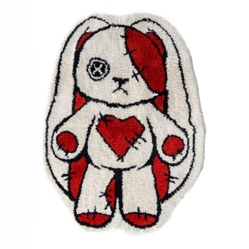 Love Rabbit Rug