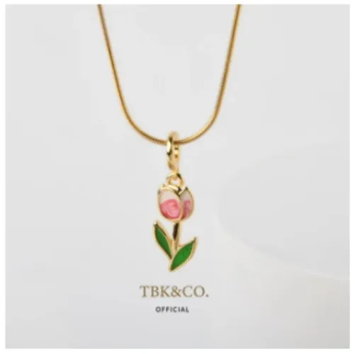 Tulip Flower Necklace 