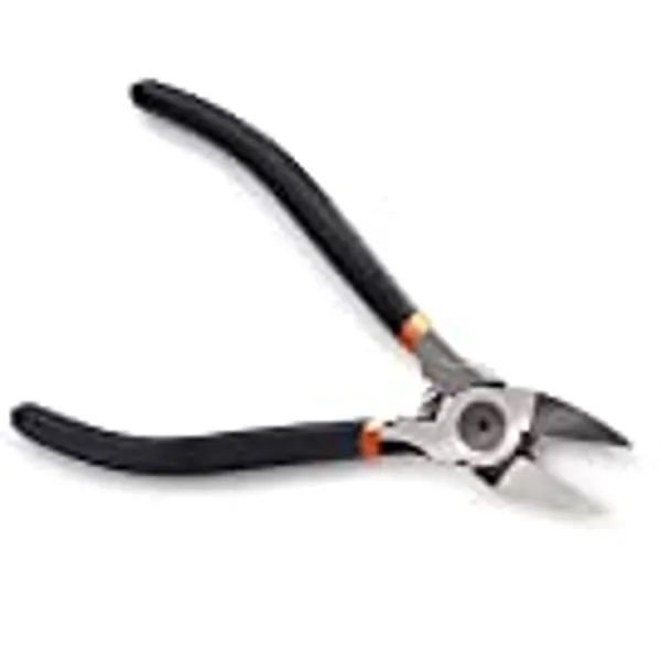 BOENFU Precision Wire Cutter, 6 Inch Wire Flush Cutters Ultra Sharp Side Cutter Clippers with Longer Flush Cutting Edge, Ideal Wire Snips for Crafting