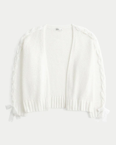 Lace Sleeve Cardigan