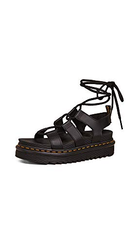 Dr. Martens Women's Nartilla Sandal, 8 US - Black
