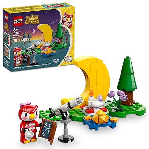 LEGO Animal Crossing Stargazing with Celeste Building Toy - Animal Crossing Toy Figure and Playset for Kids, Girls & Boys, Ages 6+ - Pretend Play Gift Idea for Birthdays - 77053