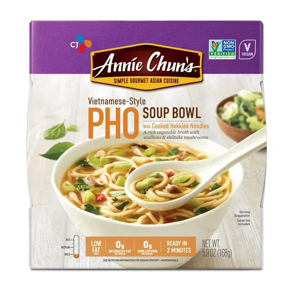 Annie Chun's Soup Bowl, Vietnamese Style Pho, Non GMO, Vegan, 5.9 Oz (Pack of 6)