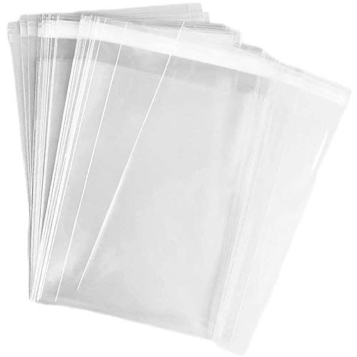 50 pcs Clear 11" x 14" Self Seal Cello Cellophane Bags 